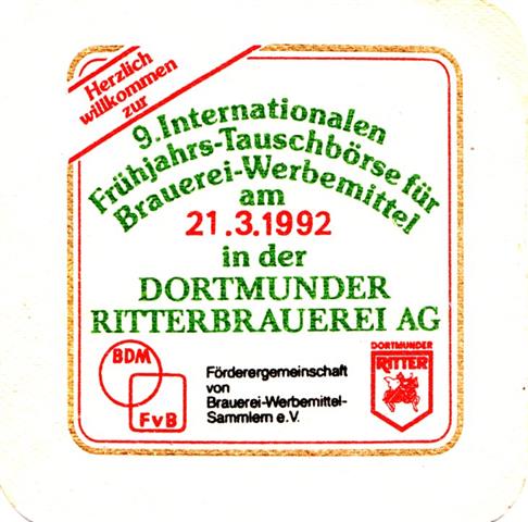 dortmund do-nw ritter ritter rein 2b (quad185-fvb tauschbrse 1992) 